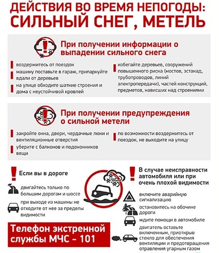 Правила безопасности в морозную погоду